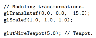 An object less symmetric than a box is more interesting to work with. Care for some teapot?...-1