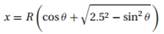 The crank AB of length R = 90 mm is rotating at the constant angular speed of d?/dt = 5000 rev/min....-2