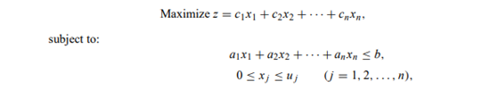 a) What is the solution to the linear-programming problem: with bounded variables and one additional...-1