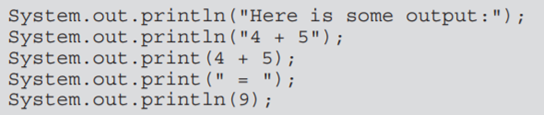 Write a Java program which will print out the following: What would be printed onto the screen if...-2