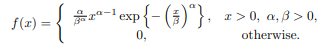 Give the form of the quantile function F- 1 in (4.1) for a. the Weibull distribution with density b)...-1