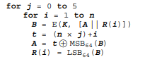 Consider the following key wrapping algorithm: 1. Initialize variables. 2. Calculate intermediate...-2