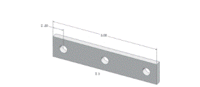 In this exercise, you will model a part in which an integer design parameter (number of holes) is...-2