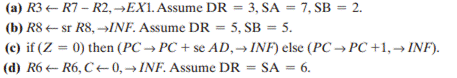 List the control logic state table entries for the multiple-cycle computer (see Tables 8-12, 8-13...-1