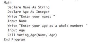 After the first pass through the outer For loop, which name is stored in Array[1]? What changes must...-1