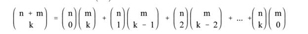 Assume we define for k >N. Show for 0 = k = n + m-2