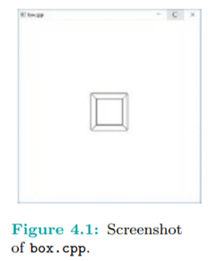 Add a scaling command, in particular, replace the modeling transformation block of box.cpp with:...-3