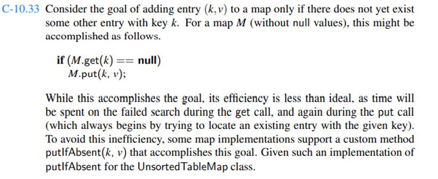 Repeat Exercise C-10.33 for the ChainHashMap class.