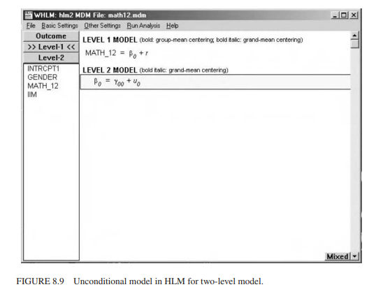 Once the relevant MDM is loaded, the first thing a user must do is choose the relevant outcome...-2