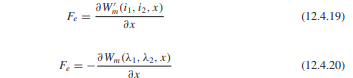 In Problem 12.4.1 neglect the saturation of the core, leakage, and fringing. Neglect also the...-2