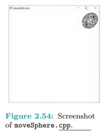 Run moveSphere.cpp, which simply draws a movable sphere in the OpenGL window. Press the left, right,...