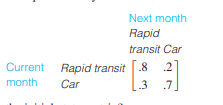 Rapid transit. A new rapid transit system has just started operating. In the first month of...