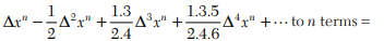 Sum the series 1.2 D xn - 2.3 D 2 x n + 3.4 D 3 x n - 4.5 D 4 x n + ¼ to n terms Show that Which one...-1