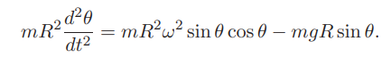 Consider, again, the problem of the bead on the hoop of Example 14.5. Assume that friction forces...-4