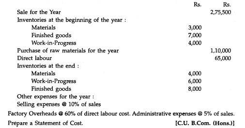 A manufacturing company submits the following information on 31st March 1992: