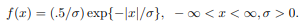 Create a PRNG for the normal distribution using an accept-reject approach based on the double...