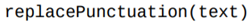 Write a function that uses a for loop to return a modified version of the string text in which all...-1