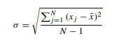 Write a function that can be used to calculate the mean and standard deviation of an array of double...-1