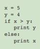 Consider the following code segment: What value does this code segment print? a 4 b 5 A Boolean...-1