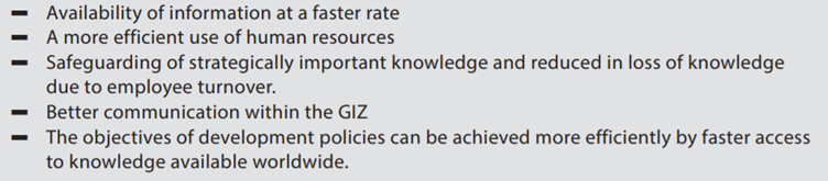 Case GIZ: From Worldwide Project Experience to Service Products The services delivered by the GIZ,...