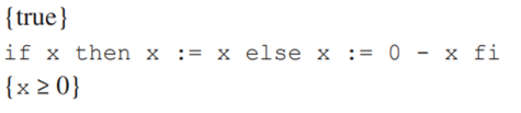 Show that the following program is correct with respect to the given specification: Which of the...-1