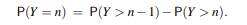 Let Y be an integer-valued random variable. Show that Consider the sample space ? :=...