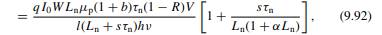 Using (9.112), calculate the Dember voltages for the InSb photoconductor given in Problem 9.5 with a...-1