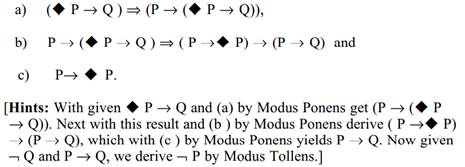 Find the stable extensions for the following default theory. Given Del ={W, D} where Show that P ?...-3