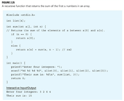 Translate to Pep/9 assembly language the C program from Figure 2.25 that adds four values in an...