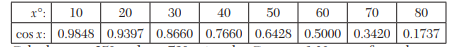 The area A of a circle of diameter d is given for the following values: Calculate the area of a...-2