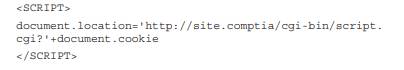 What attack is illustrated in the following output? a. insecure direct object references b. XSS c....