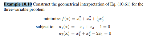 Check whether the second-order sufficient conditions for a minimum are satisfied in the minimization...