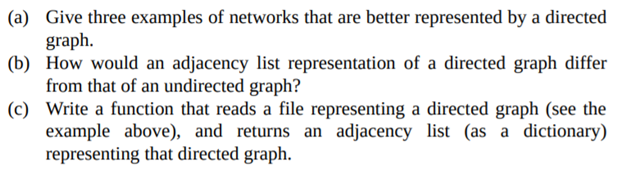 In this chapter, we assumed that all graphs are undirected, meaning that each link represents a...-2