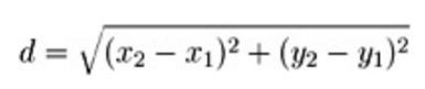 Write a complete algorithm in flowchart and pseudo-code to compute the distance between two points....-6