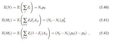 Verify the moment equations in (5.40), (5.41), and (5.42). Show that the method-of-moments estimator...-1