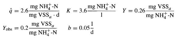 Your client wants to treat his ammonium-containing wastewater by a trickling filter nitrification...