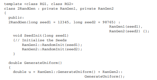 A class combining random generators is useful when one wants to combine two (or more) congruential...-1