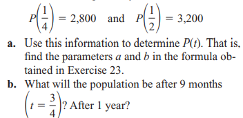 SEASONAL POPULATIONS A herd of large mammals has a population P(t) that fluctuates periodically with...