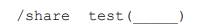 Fill in the blank in the following entry in the /etc/exports file to share the /share directory with...