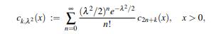 In this problem we generalize the noncentral chi-squared density of Problem 47. To distinguish these...-1