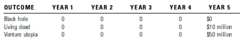 Vail Venture Investors, LLC, is trying to decide how much percent equity ownership in Black Hawk...