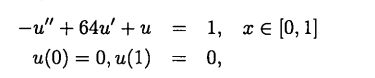 Solve the two-point BVP problem using a range of mesh sizes, starting with h = 1/4,1/8, and going as...