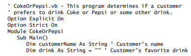 In this exercise, you use what you have learned about OR logic. Th is example program was written...-1