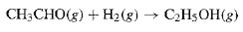 The following reaction reaches equilibrium at 350°C and 3 bar: If the system initially contains 1.5...