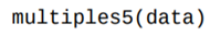 Write a function that returns the number of odd integers in the list data. For example,...-2