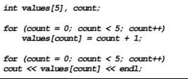 What would the valid subscript values be in a four-element array of doubles? What is the difference...