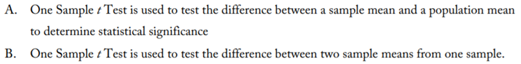 Which of the following statements is true (circle one)?