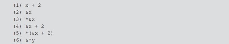 (a) Which of the following C expressions are l-values? Which are not? Why? (Assume x is an int...