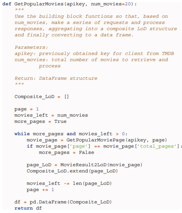 Handle Multiple Pages Very often, an API service provider throttle results in various ways. If the...-1