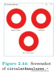 Modify circle.cpp to draw a flat 3-turn spiral like the one in Figure 2.42. Modify circle.cpp to...-2